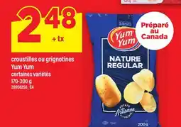 Maxi CROUSTILLES OU GRIGNOTINES YUM YUM offer