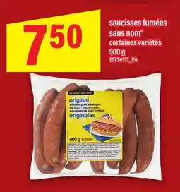 Maxi SAUCISSES FUMÉES SANS NOM offer