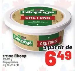 Metro CRETONS BILOPAGE | BILOPAGE CRETONS offer