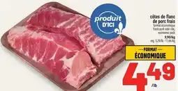 Metro CÔTES DE FLANC DE PORC FRAIS | FRESH PORK SIDE RIBS offer