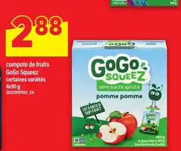 Maxi COMPOTE DE FRUITS GOGO SQUEEZ offer