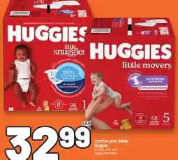 Metro COUCHES POUR BÉBÉS HUGGIES | HUGGIES BABY DIAPERS offer