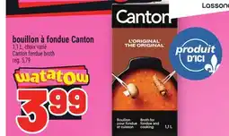 Metro BOUILLON À FONDUE CANTON | CANTON FONDUE BROTH offer