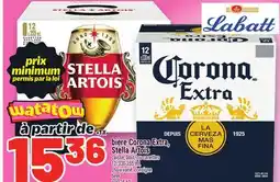 Metro BIÈRE CORONA EXTRA, STELLA ARTOIS | CORONA EXTRA, STELLA ARTOIS BEER offer