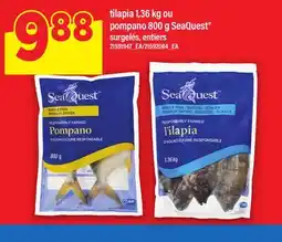 Maxi TILAPIA 1,36 KG OU POMPANO 800 G SEAQUEST offer