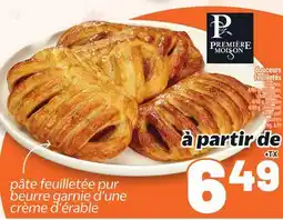 Metro DOUCEURS FEUILLETÉS PREMIÈRE MOISSON | PREMIÈRE MOISSON SWEET PUFF PASTRIES offer