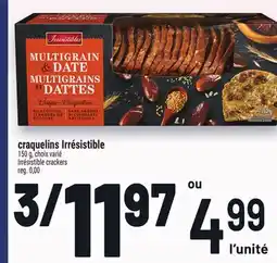 Metro CRAQUELINS IRRÉSISTIBLE | IRRÉSISTIBLE CRACKERS offer