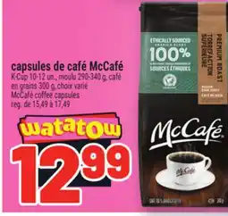 Metro CAPSULES DE CAFÉ MCCAFÉ | MCCAFÉ COFFEE CAPSULES offer