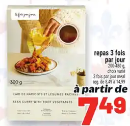 Metro REPAS 3 FOIS PAR JOUR | 3 FOIS PAR JOUR MEAL offer