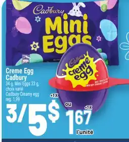 Metro CREME EGG CADBURY | CADBURY CREAMY EGG offer