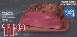 Metro VIANDE FUMÉE STYLE MONTRÉAL |MONTRÉAL STYLE SMOKED MEAT offer