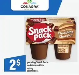 Maxi POUDING SNACK PACK offer