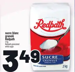 Metro SUCRE BLANC GRANULÉ REDPATH | REDPATH GRANULATED WHITE SUGAR offer