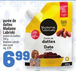 Metro PURÉE DE DATTES MADAME LABRISKI | MADAME LABRISKI DATE PUREE offer