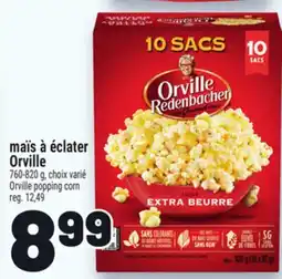 Metro MAÏS À ÉCLATER ORVILLE REDENBACHER | ORVILLE REDENBACHER POPPING CORN offer