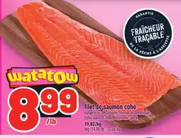 Metro FILET DE SAUMON COHO | COHO SALMON FILLET offer