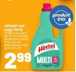 Metro NETTOYANT TOUT USAGE HERTEL | HERTEL ALL PURPOSE CLEANER offer