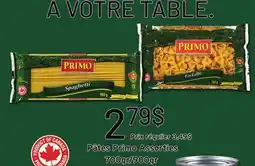 Metro PÂTES PRIMO ASSORTIES offer