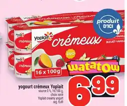 Metro YOGOURT CRÉMEUX YOPLAIT | YOPLAIT CREAMY YOGURT offer