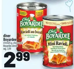 Metro DÎNER BOYARDEE | BOYARDEE DINNER offer