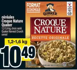 Super C Céréales Croque Nature Quaker | Quaker HarvestCrunch cereal offer