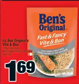 Super C Riz Ben Original's Vite & Bon | Ben's original Fast & Fancy rice offer