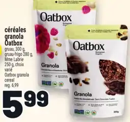 Metro CÉRÉALES GRANOLA OATBOX | OATBOX GRANOLA CEREAL offer
