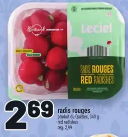 Metro RADIS ROUGES | RED RADISHES offer