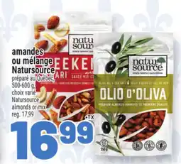 Metro AMANDES OU MÉLANGE NATURSOURCE | NATURSOURCE ALMONDS OR MIX offer