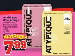 Metro COCKTAIL SANS ALCOOL ATYPIQUE | ATYPIQUE NON‑ALCOHOLIC COCKTAIL offer