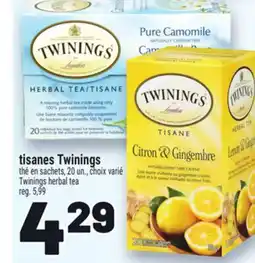 Metro TISANES TWININGS | TWININGS HERBAL TEA offer