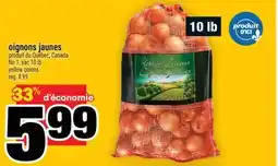 Super C oignons jaunes | yellow onions offer