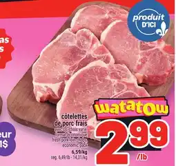 Metro CÔTELETTES DE PORC FRAIS | FRESH PORK LOIN CHOPS offer