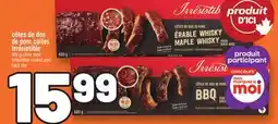 Metro CÔTES DE DOS DE PORC CUITES IRRÉSISTIBLE | IRRÉSISTIBLE COOKED PORC BACK RIBS offer