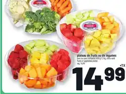 Metro PLATEAU DE FRUITS OU DE LÉGUMES | FRUITS OR VEGETABLES PLATTER offer