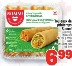 Metro ROULEAUX DE PRINTEMPS SUMM! | SUMM! SPRING ROLLS offer