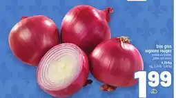 Metro TRÈS GROS OIGNONS ROUGES | JUMBO RED ONIONS offer