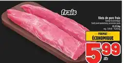Metro FILETS DE PORC FRAIS | FRESH PORK TENDERLOINS offer