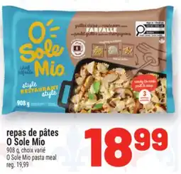 Metro REPAS DE PÂTES O SOLE MIO | O SOLE MIO PASTA MEAL offer