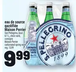 Metro EAU DE SOURCE GAZÉIFIÉE MAISON PERRIER | MAISON PERRIER CARBONATED SPRING WATER offer