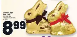 Metro CHOCOLAT LAPIN DORÉ LINDT | LINDT GOLD BUNNY CHOCOLATE offer