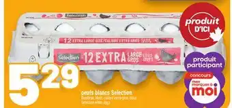 Metro OEUFS BLANCS SELECTION | SELECTION WHITE EGGS offer