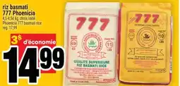 Super C Riz basmati 777 Phoenicia | Phoenicia 777 basmati rice offer