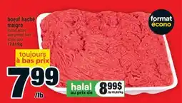 Super C boeuf haché maigre | lean ground beef offer