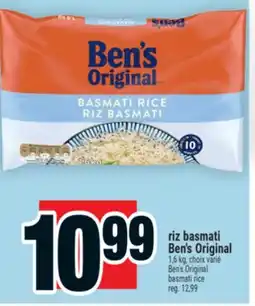 Super C Riz basmati Ben's Original | Ben's Original basmati rice offer