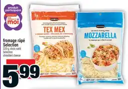 Super C fromage râpé Selection | Selection shredded cheese offer
