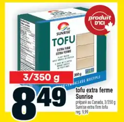 Super C tofu extra ferme Sunrise | Sunrise extra firm tofu offer