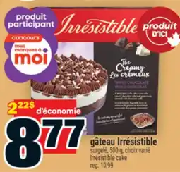 Super C gâteau Irrésistible | Irrésistible cake offer