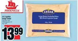 Super C Riz à grains longs Cedar | Cedar long grain rice offer