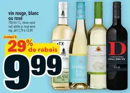 Super C vin rouge, blanc ou rosé | red, white or rosé wine offer